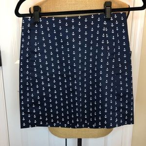 NWT J. Crew Anchor Print Skirt size 00